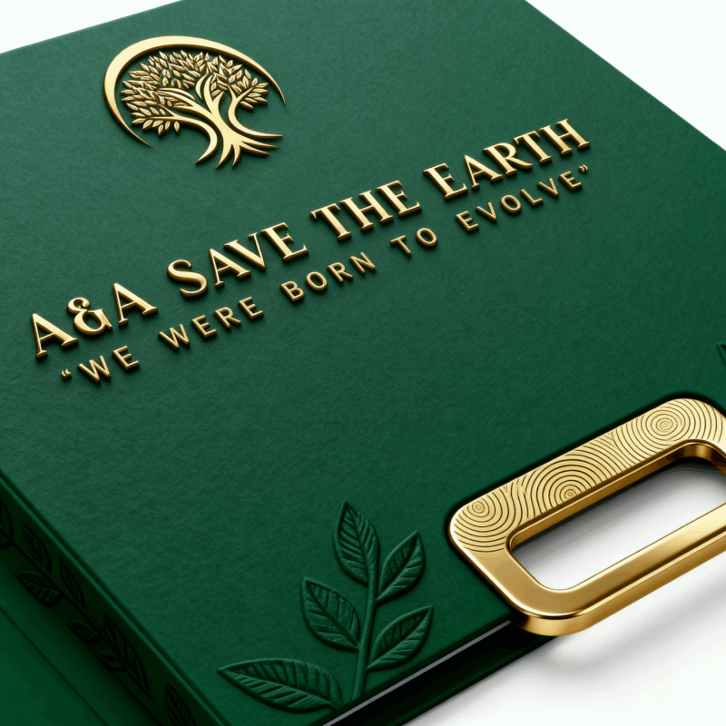 mapa cu logo save the earth autorizatie de mediu
